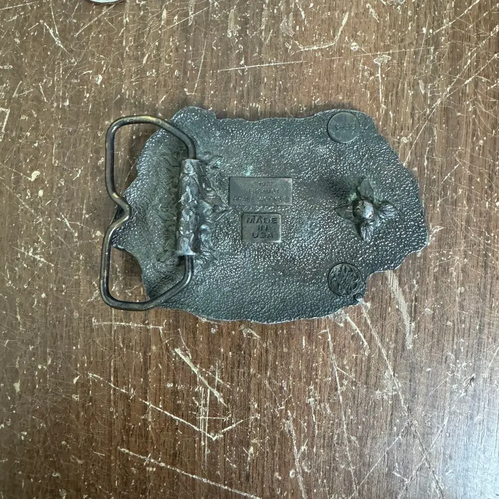 1977‎ Bergamont Solid Brass Airplane Belt Bucklet